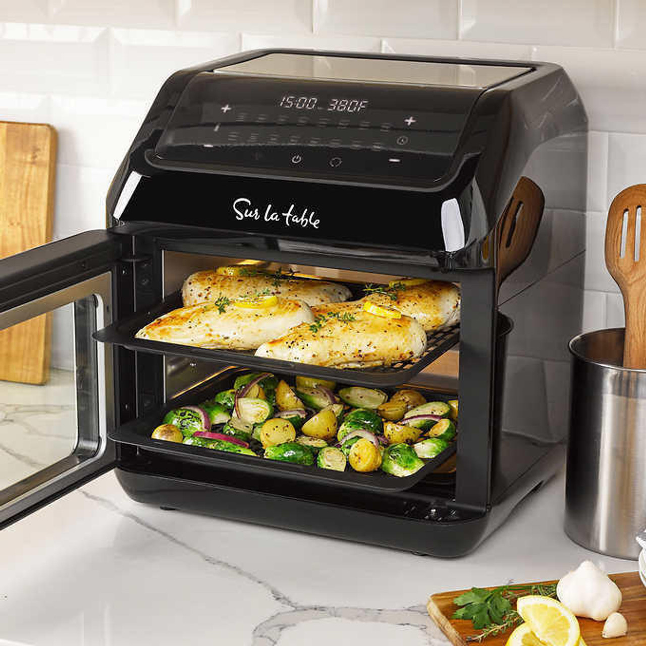  Sur La Table 13qt Multifunctional Air Fryer | Cook, Crisp & More! (OPEN BOX) 