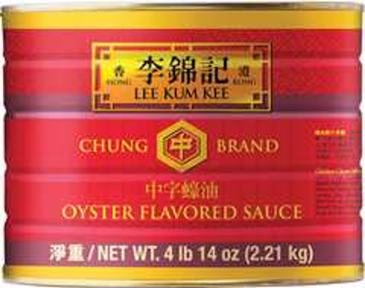 LEE KUM KEE Lee Kum Kee Chung Brand 4 lb. 14 oz. Oyster Flavored Sauce - 6/Case - Elevate Your Dishes with Authentic Flavor
