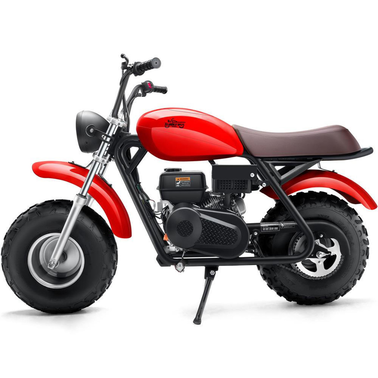 Mototec MotoTec Trailcross 200cc | 4-Stroke Gas Mini Bike | Vibrant Red Finish 