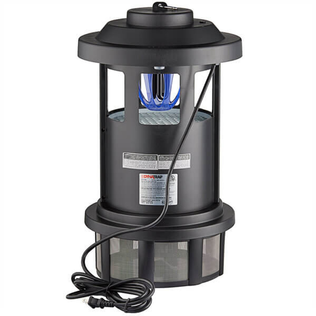 Dynatrap DT1750 Indoor/Outdoor Black Flying Insect Trap with AtraktaGlo Light - 14 Watts - 3/4 Acre Coverage