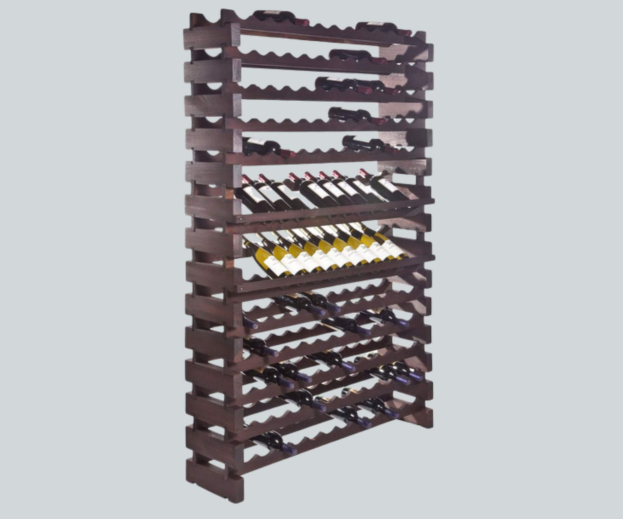 Franmara Modularack Pro Wall Mount Wooden 144 Bottle Wine Rack-Chicken Pieces