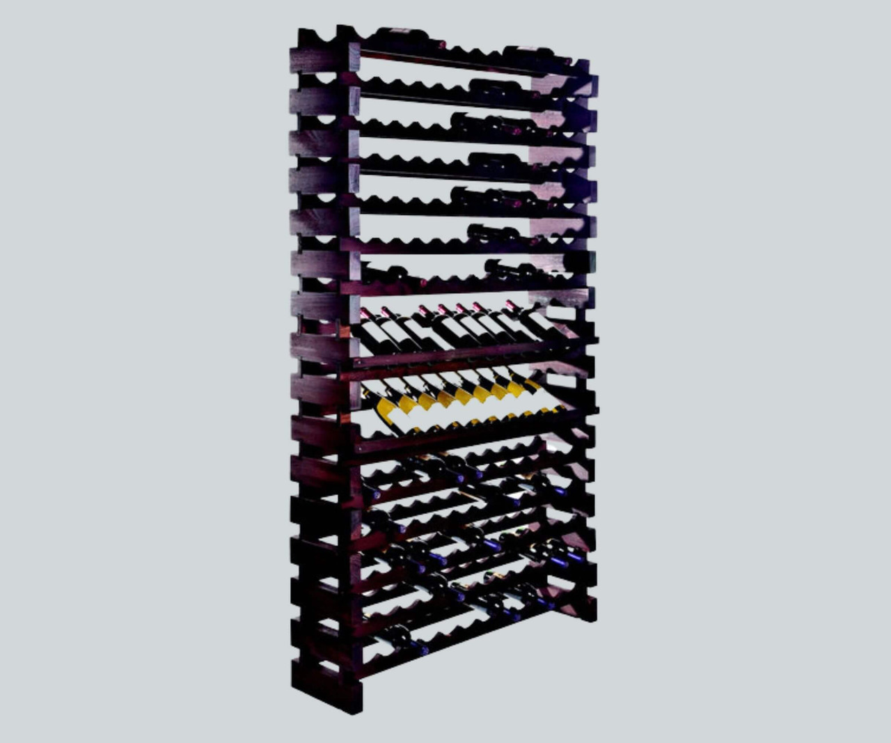 Franmara Modularack 168 Bottle Pro Wall Mount Wooden Wine Rack-Chicken Pieces