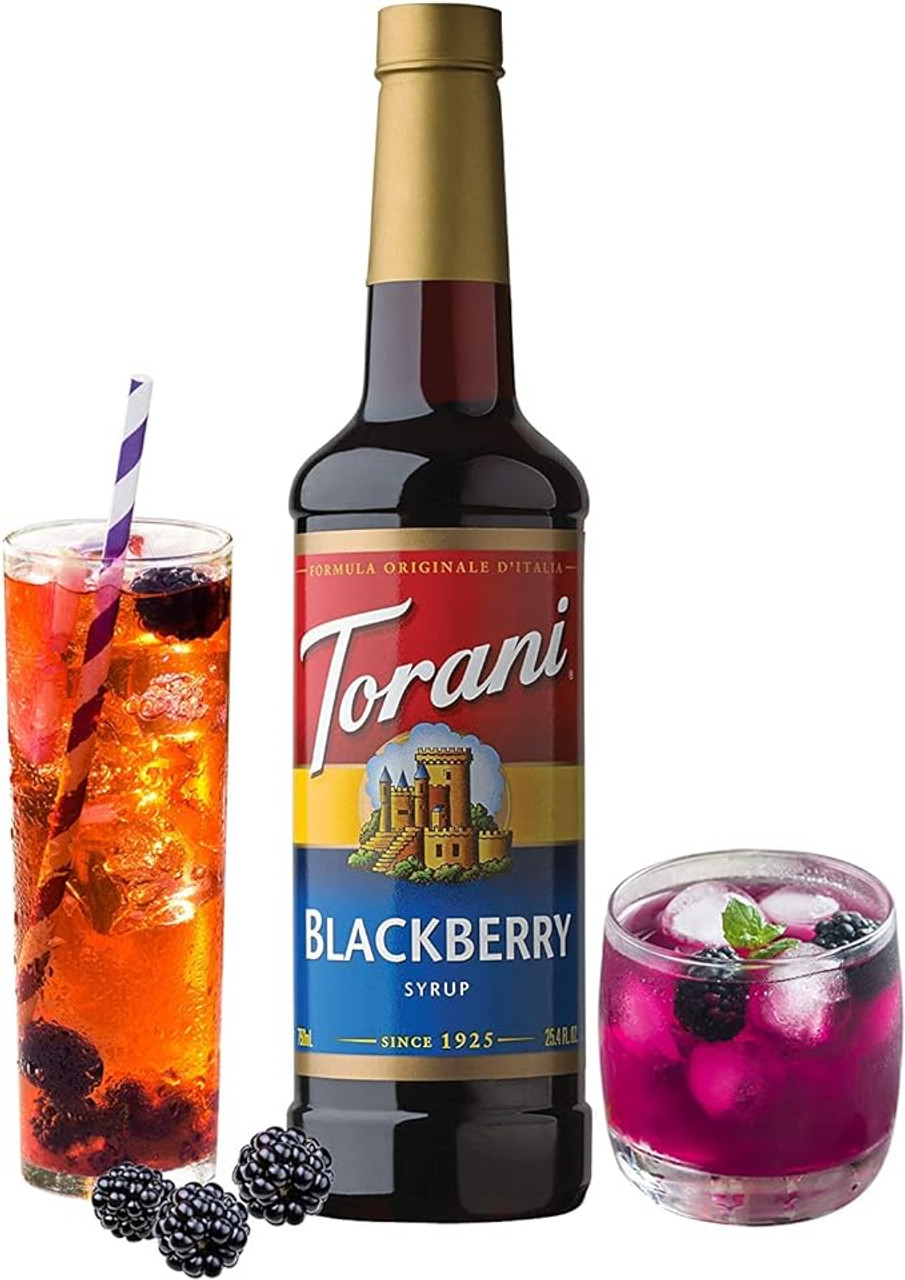 CHICKEN PIECES - Torani Blackberry Flavoring Syrup Plastic 750 mL Bonus Squeeze Pump