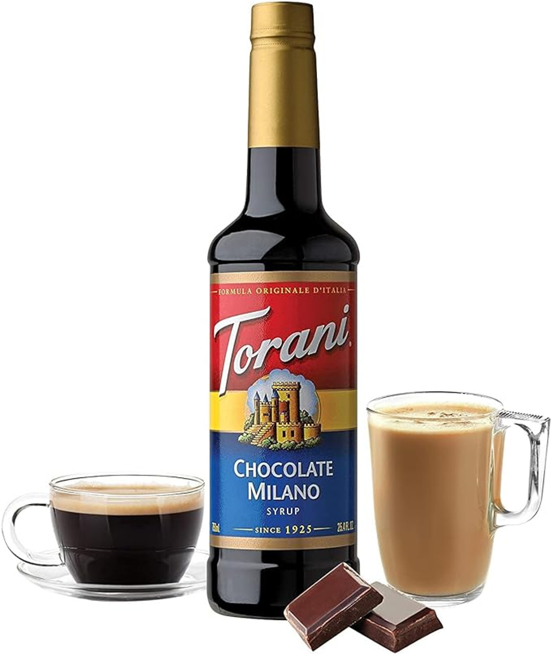 CHICKEN PIECES - Torani Chocolate Milano Flavoring Syrup Plastic 750 mL Bonus Squeeze Pump