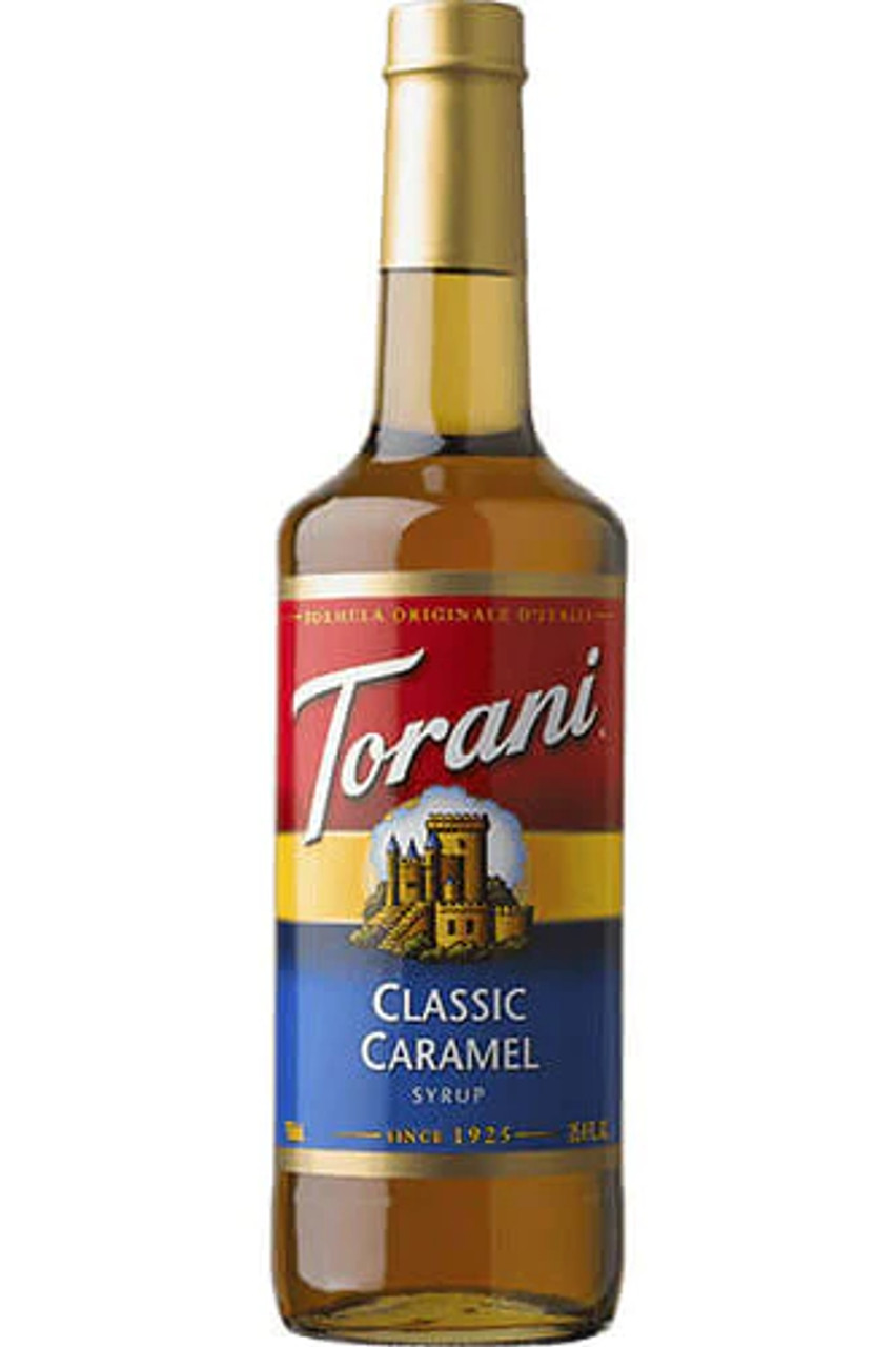 CHICKEN PIECES - Torani Classic Caramel Flavoring Syrup Plastic 750 mL Bonus Squeeze Pump