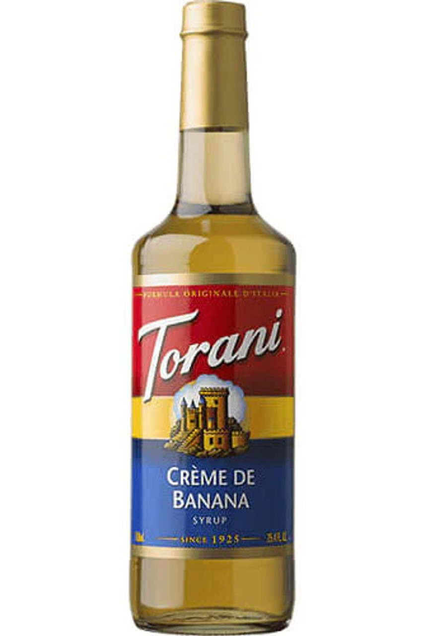 CHICKEN PIECES - Torani Creme de Banana Flavoring Syrup Plastic 750 mL Bonus Squeeze Pump