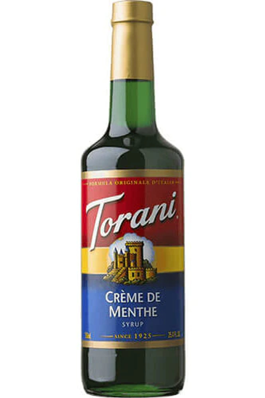 CHICKEN PIECES - Torani Creme de Menthe Flavoring Syrup Plastic 750 mL Bonus Squeeze Pump