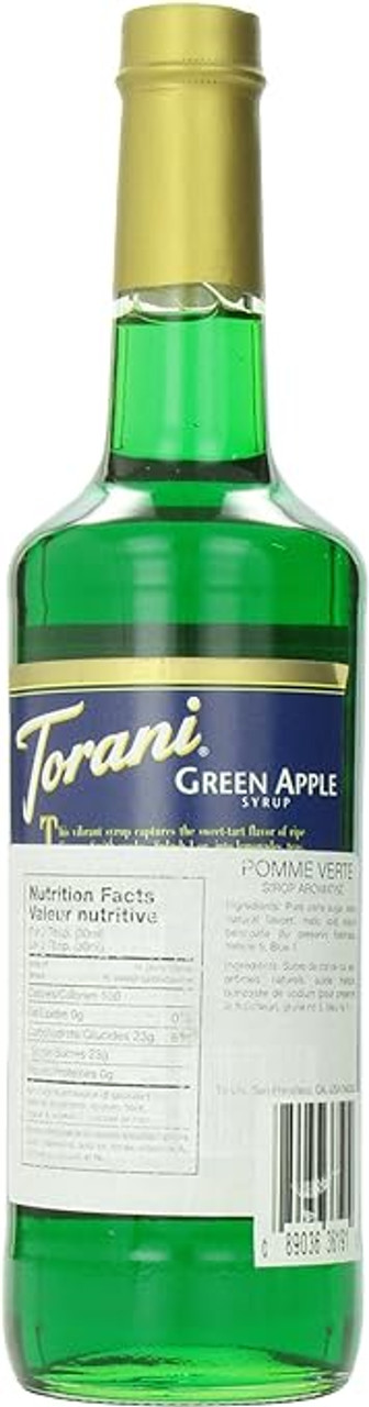 CHICKEN PIECES - Torani Green Apple Flavoring Syrup Plastic 750 mL Bonus Squeeze Pump