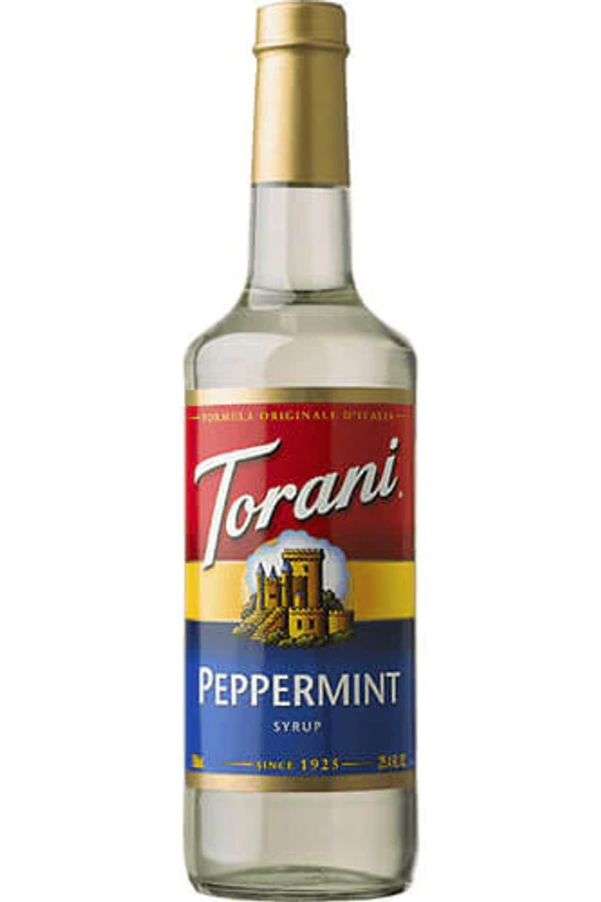 CHICKEN PIECES - Torani Peppermint Flavoring Syrup Plastic 750 mL Bonus Squeeze Pump
