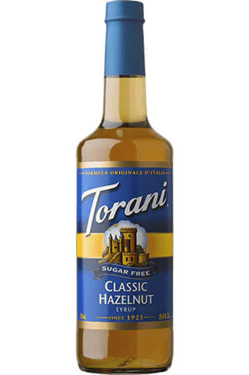 torani Torani Sugar-Free Classic Hazelnut Flavoring Syrup Plastic 750 mL Bonus Squeeze Pump