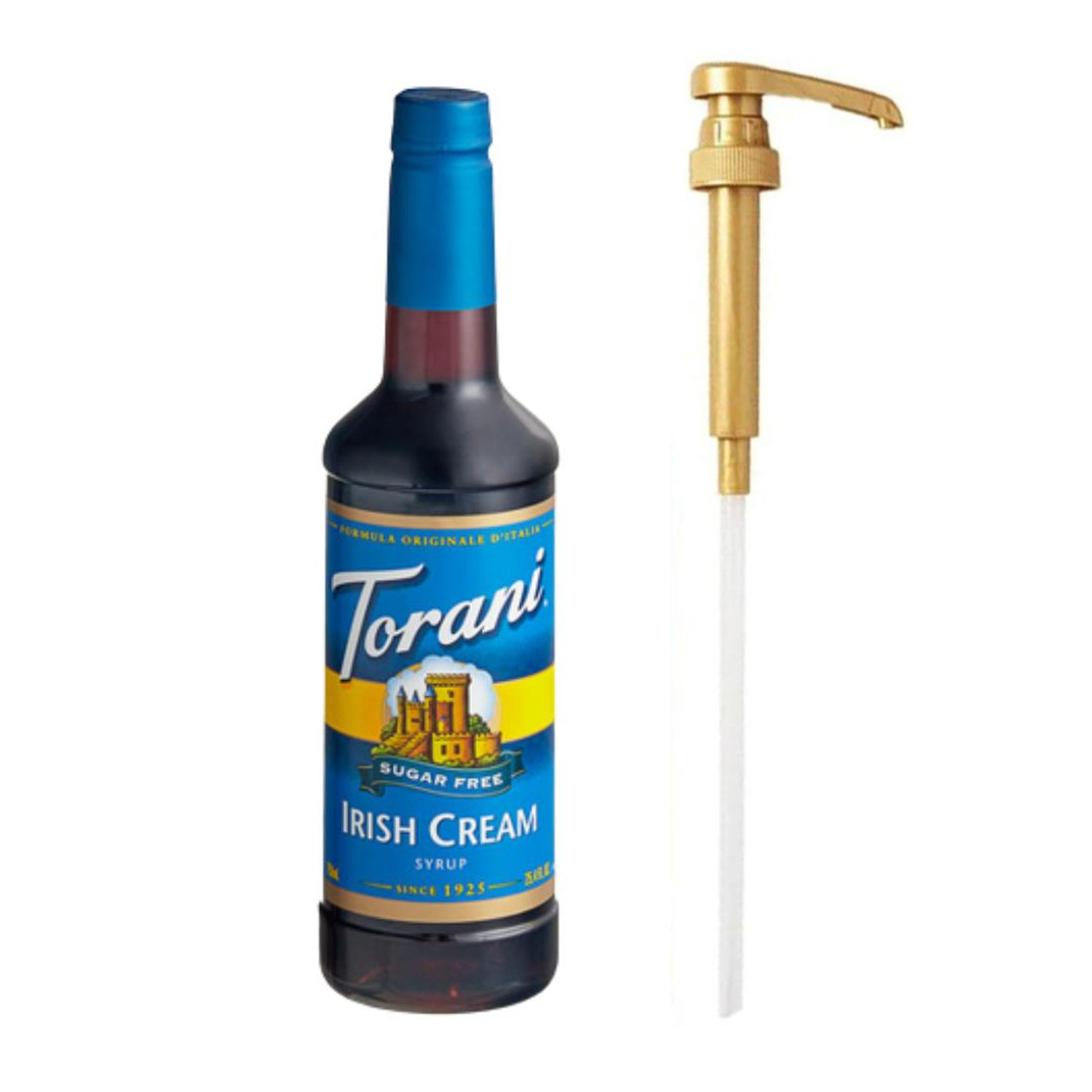 torani Torani Sugar-Free Irish Cream Flavoring Syrup Plastic 750 mL Bonus Squeeze Pump 