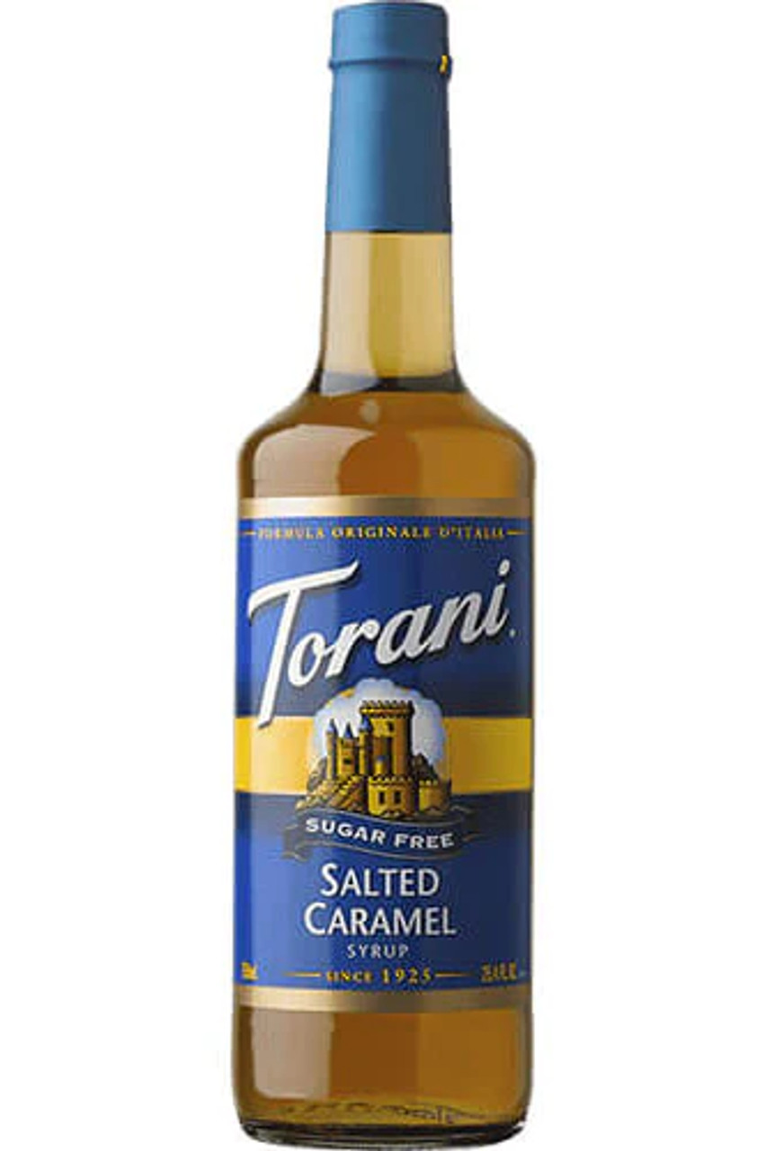 torani Torani Sugar-Free Salted Caramel Flavoring Syrup Plastic 750 mL Bonus Squeeze Pump