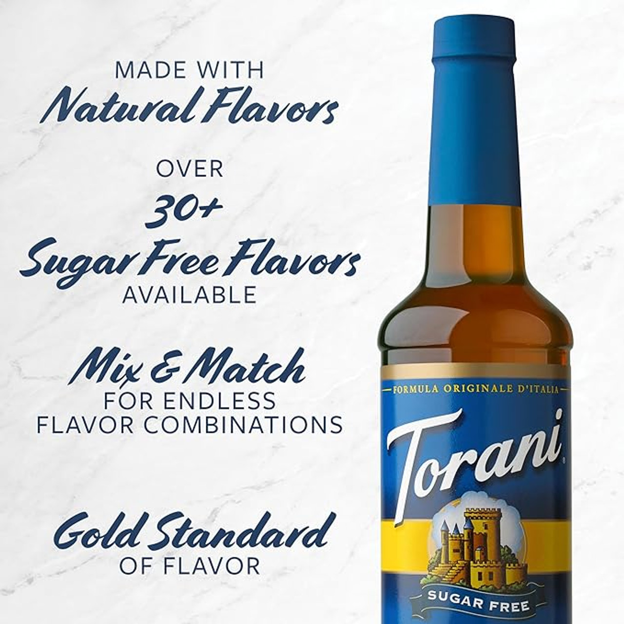 torani Torani Sugar-Free Sweetener Flavoring Syrup Plastic 750 mL Bonus Squeeze Pump