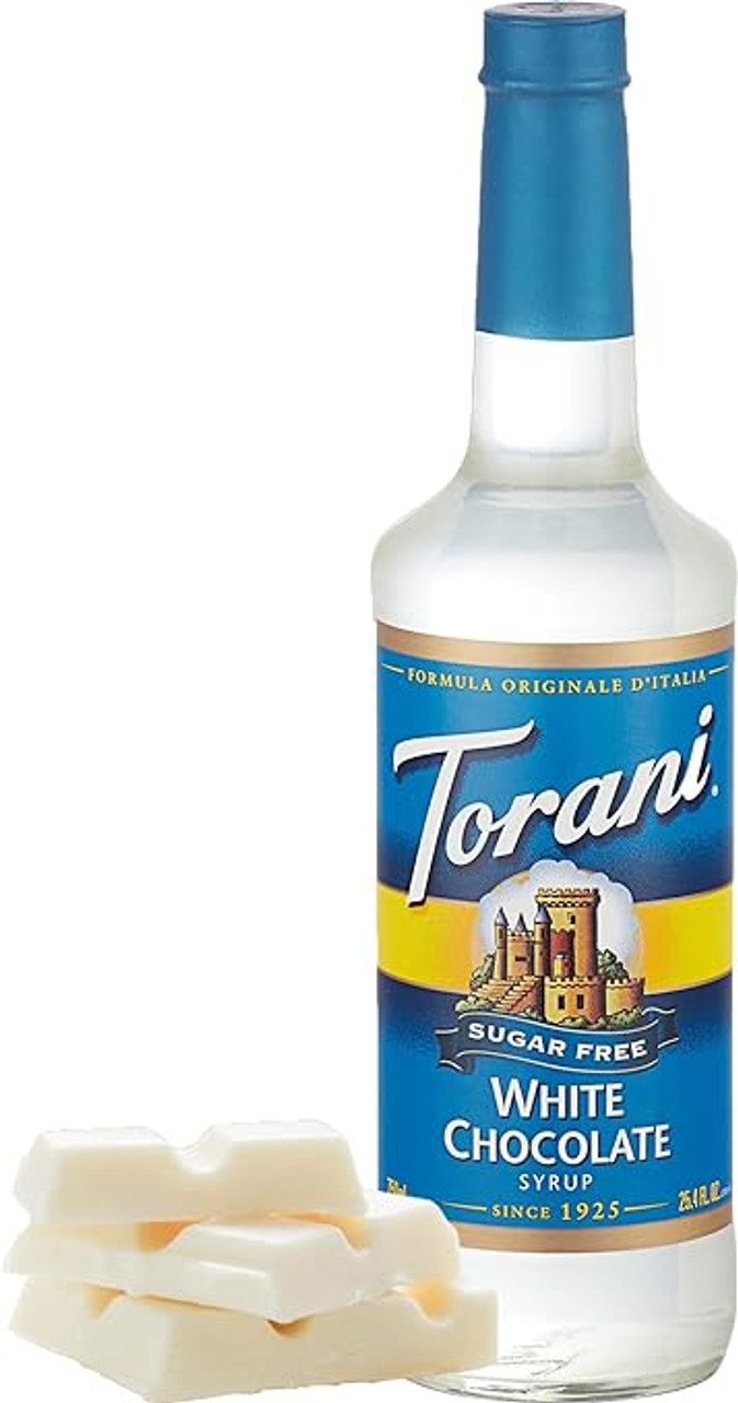 torani Torani Sugar-Free White Chocolate Flavoring Syrup Plastic 750 mL Bonus Squeeze Pump