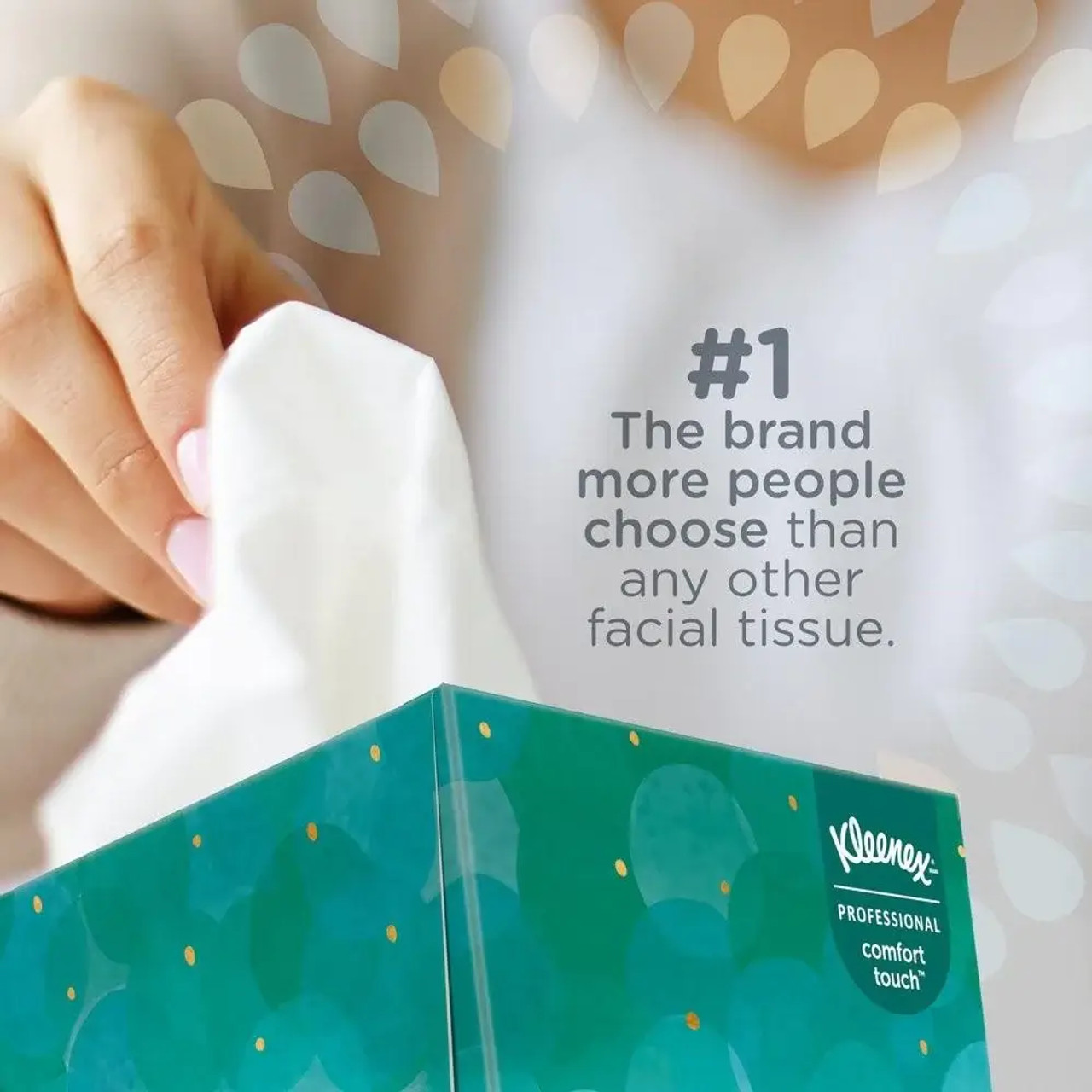 Kleenex Upright Professional 95 Sheet Facial Tissues Cube - 36/Case