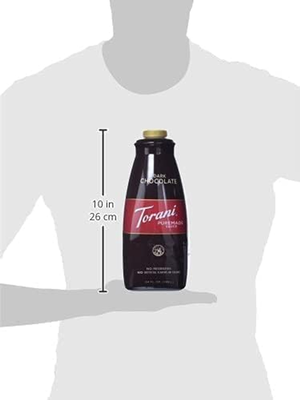 torani Torani Puremade Dark Chocolate Flavoring Sauce 64 fl. oz. Bonus Squeeze Pump