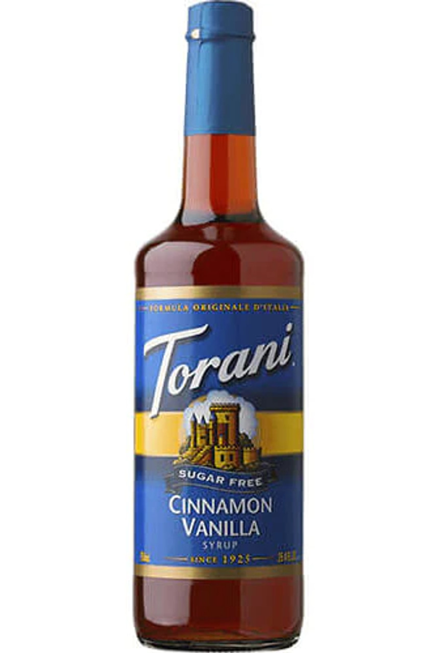 torani Torani Sugar-Free Cinnamon Vanilla Flavoring Syrup Plastic 750 mL Bonus Squeeze Pump