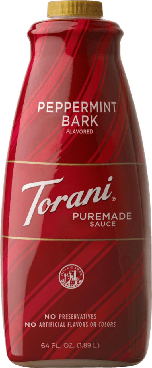 torani Torani Puremade Peppermint Bark Flavoring Sauce 64 fl. oz. Bonus Squeeze Pump