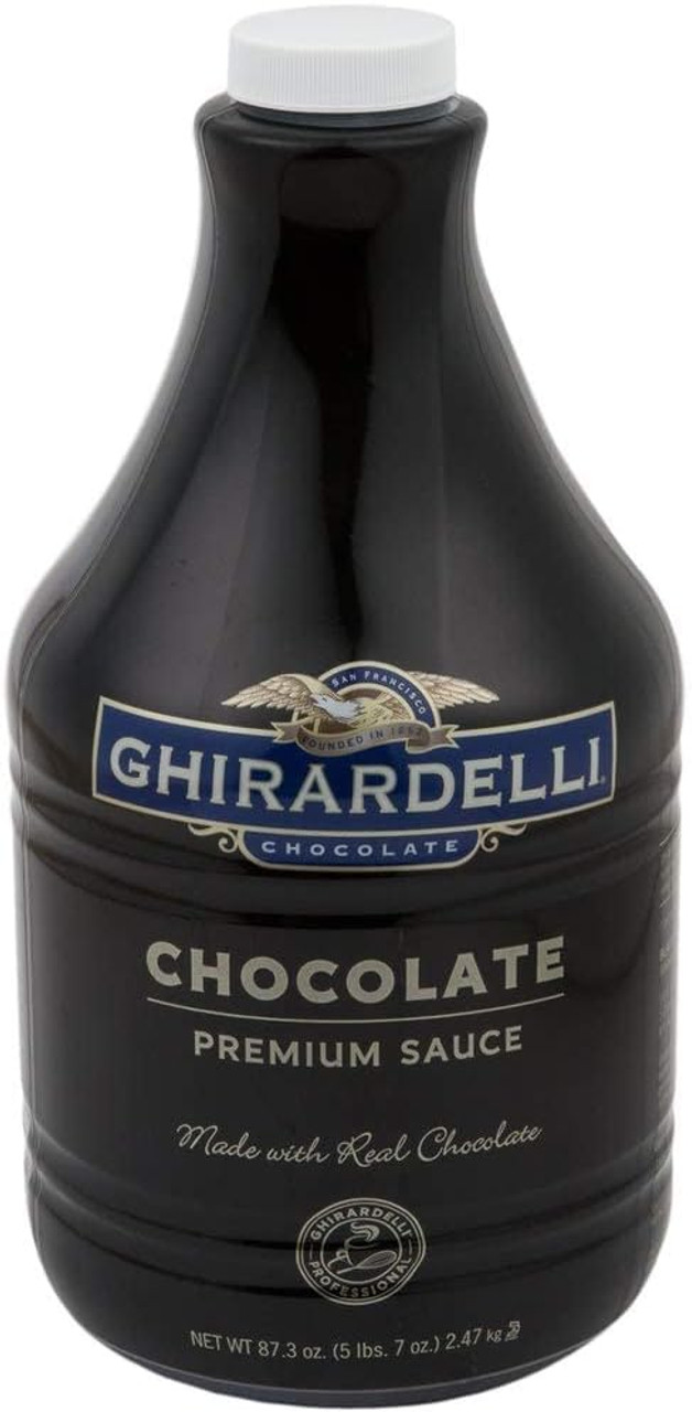 Ghirardelli Black Label Chocolate Flavoring Sauce 64 fl. oz. Bonus Squeeze Pump