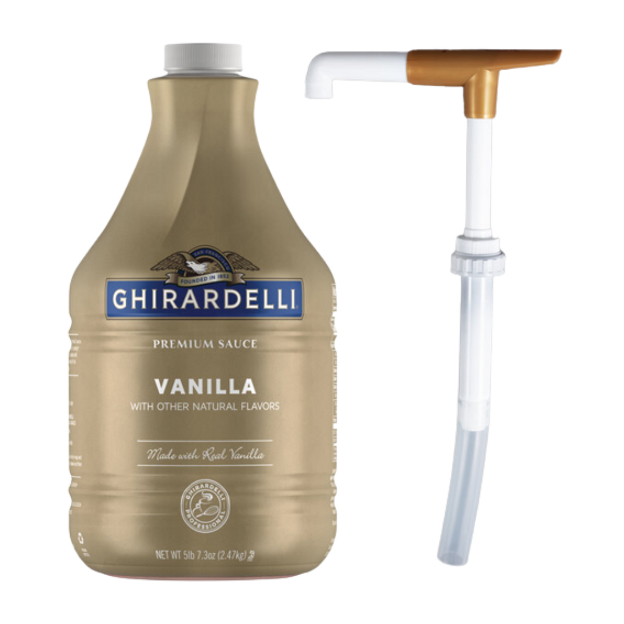 chicken pieces - Ghirardelli Vanilla Flavoring Sauce 64 fl. oz. Bonus Squeeze Pump