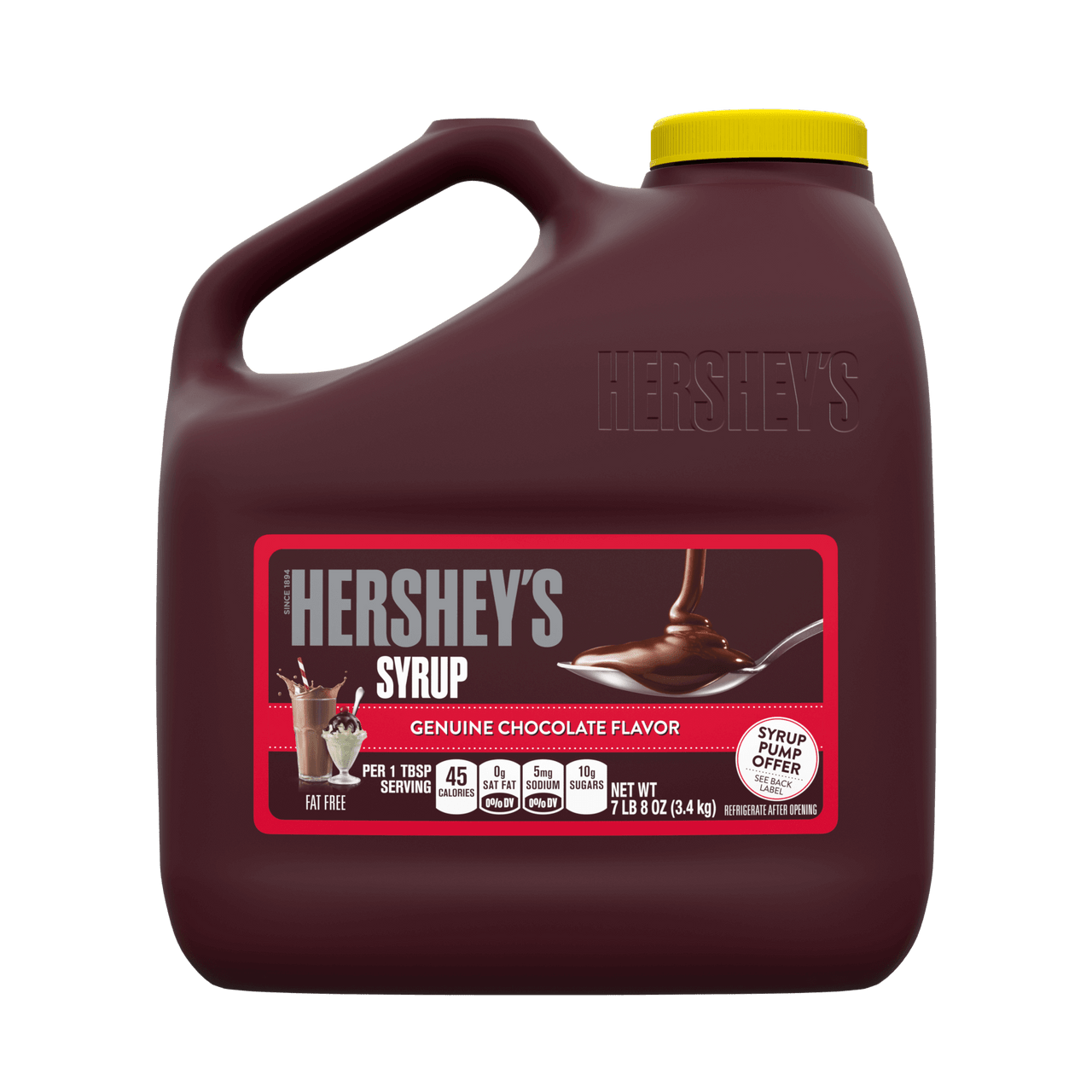 HERSHEY'S Chocolate Syrup Jug 7.5 lb