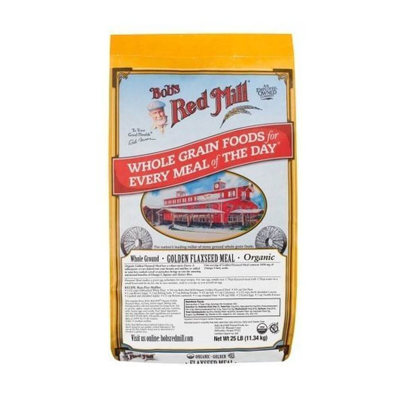 Bob's Red Mill Gluten-Free Golden Flaxseed Meal | 25 Lb/11.33 kgs