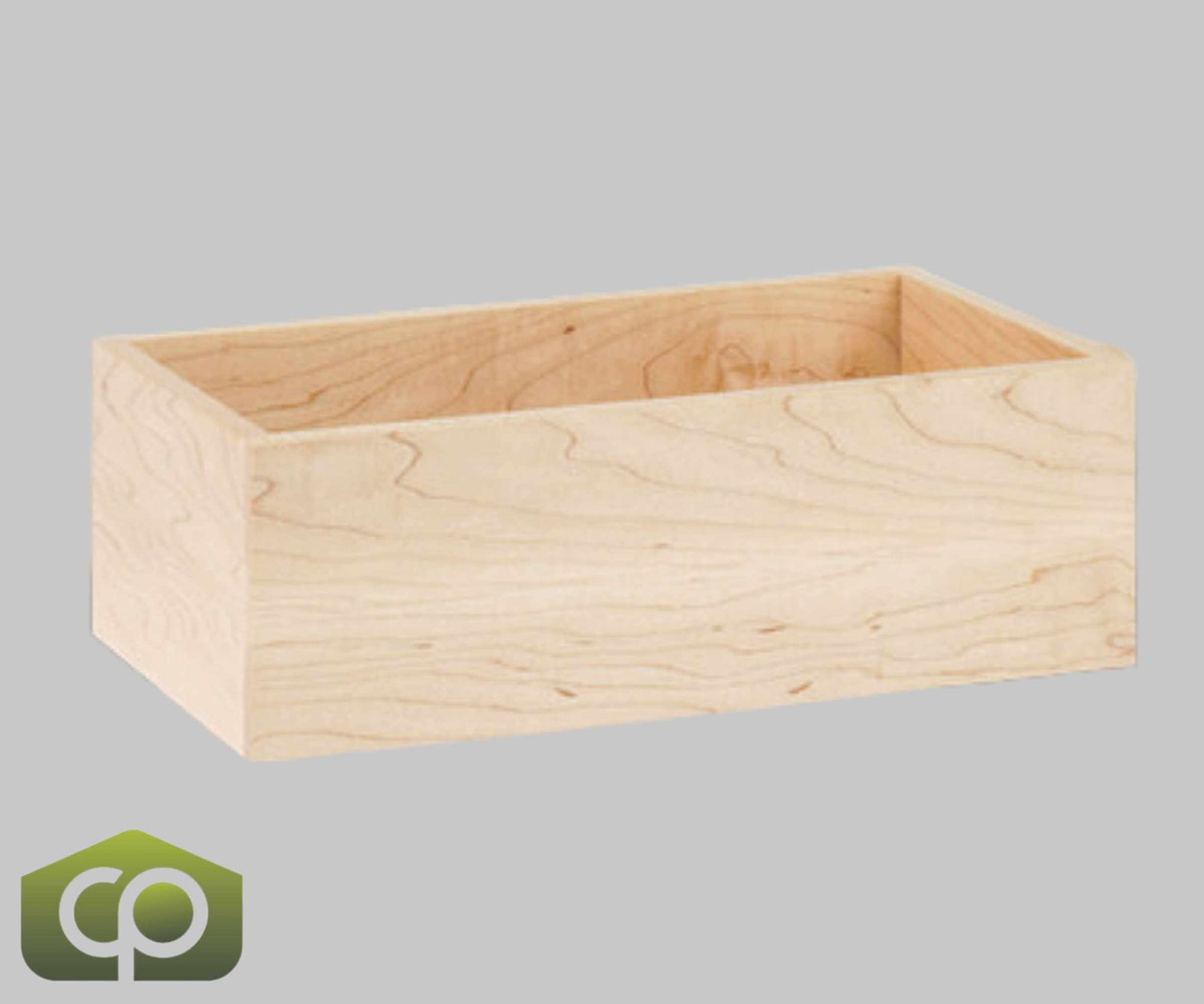 Cal-Mil Blonde 6" x 12" x 4" Maple Wood Merchandiser Box - Versatile Display Solution