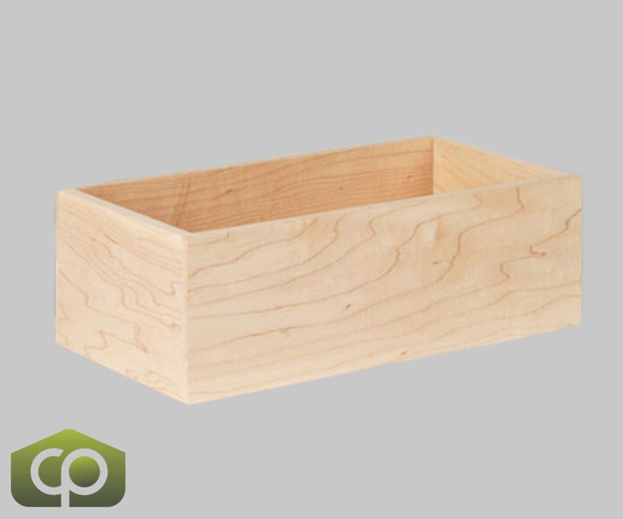 Cal-Mil Blonde 6" x 9" x 4" Maple Wood Merchandiser Box - Natural Elegance for Display