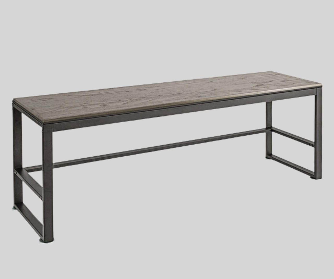 Cal-Mil Ashwood 64 1/2" x 18" x 24 1/4" Gray Oak Wood Nesting Merchandising Table | Versatile Presentation and Display Solution