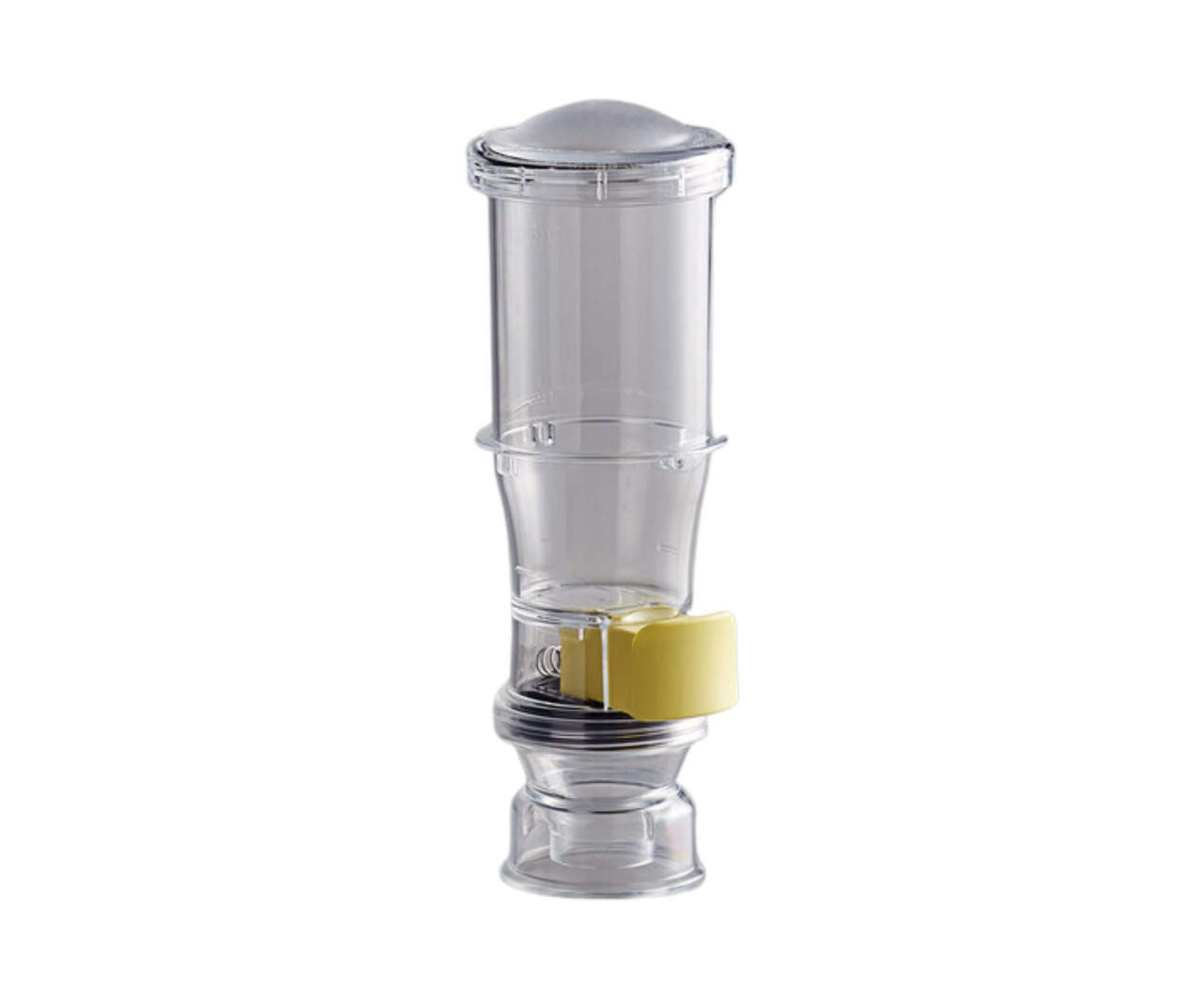  Server InSweeten 14 oz. Yellow Coffee Sweetener Dispenser - Precise Splenda Dispensing 