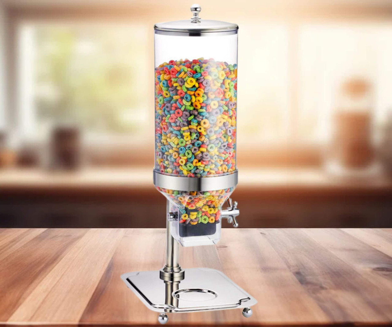 Bon Chef 1 Liter Single Cereal Dispenser - Elegant Design, Easy Dispensing