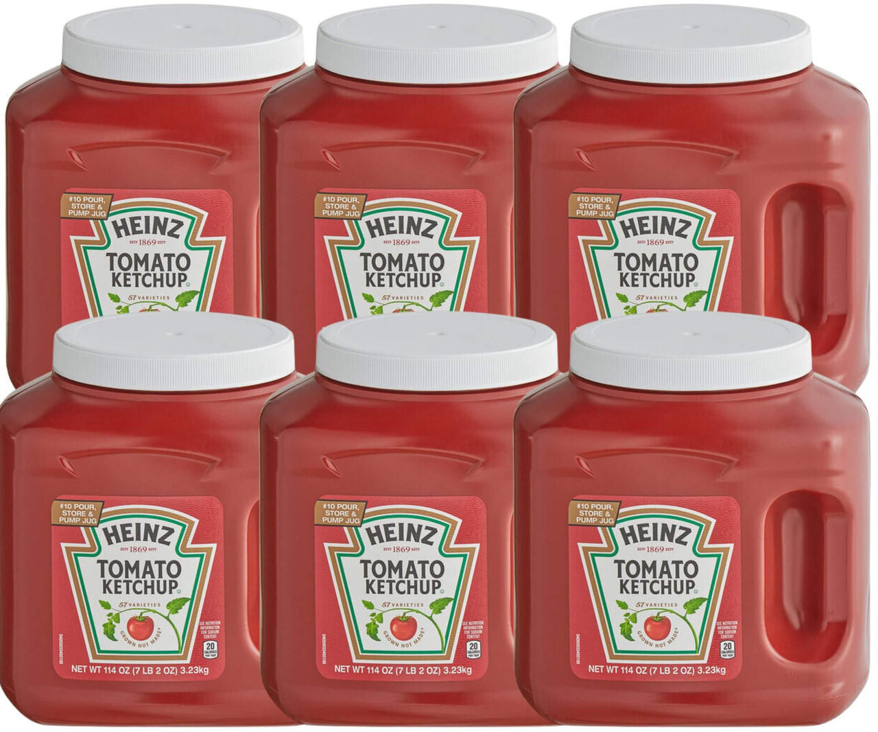 Red Gold Fancy Ketchup 114 oz. Plastic Jug with Pump - 6/Case