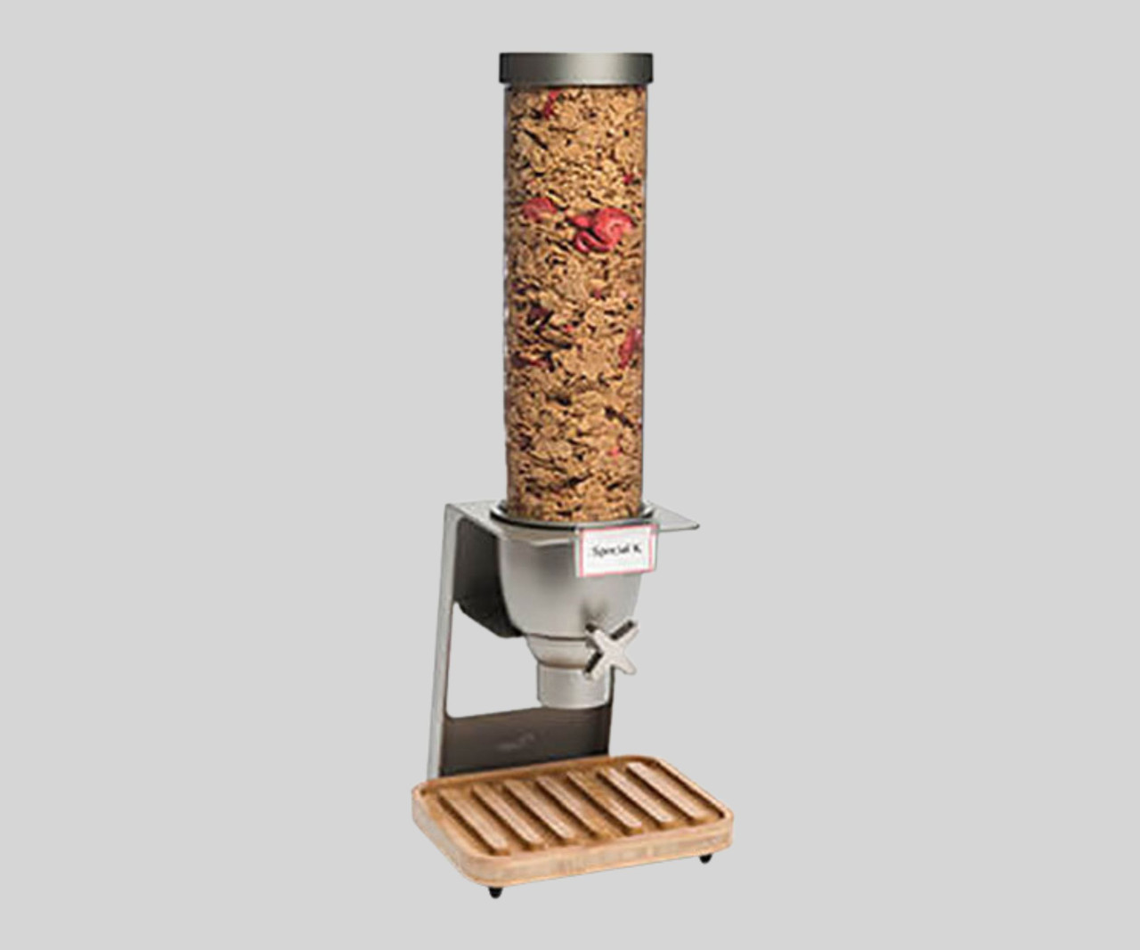 Rosseto EZ-SERV 4.9 Liter Single Canister Snack/Cereal Dispenser - Modern Design and Precise Dispensing