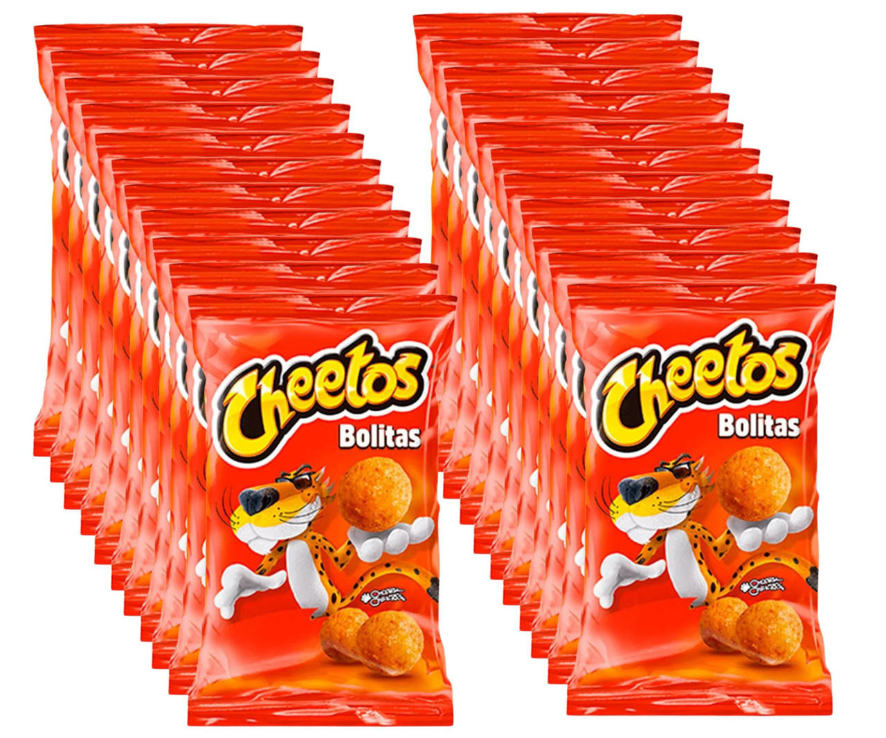  Sabritas Chetos Bolitas 110g/5.33 lbs (22-Case) - Cheetos Bolitas: Irresistible Cheese-Flavored Ball Snacks 