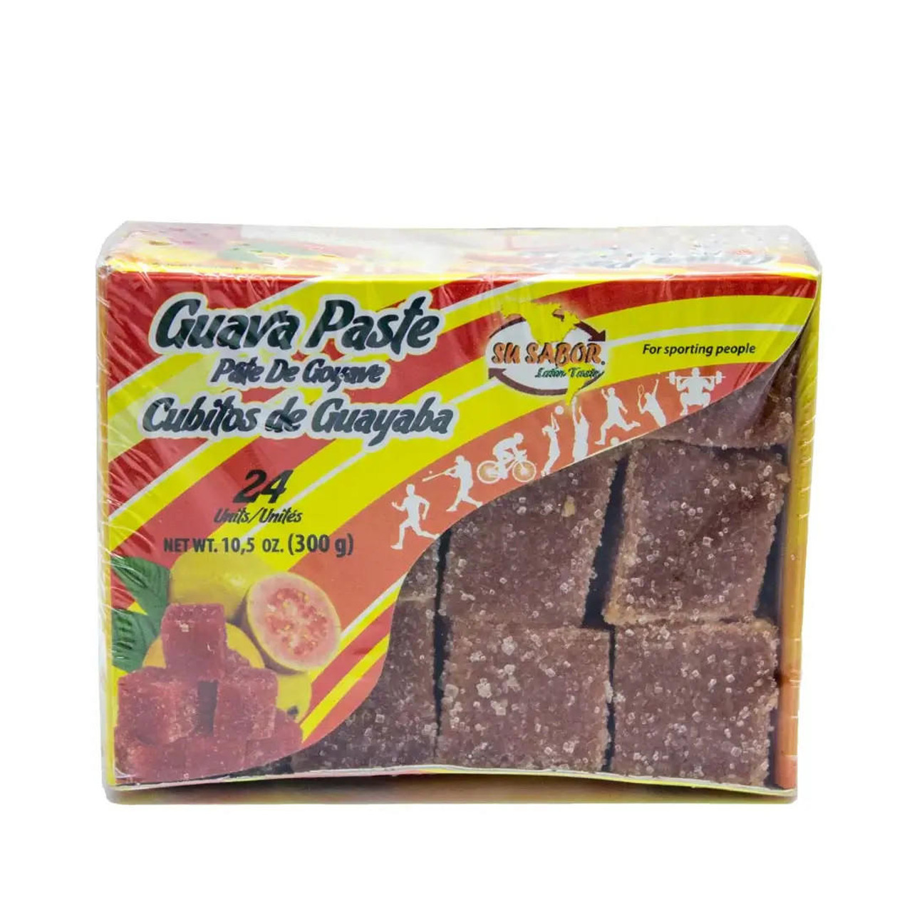  Su Sabor Cubitos de Guayaba / Guava Paste 24/298g (18-Case) - Guava Paste Cubes: Irresistibly Sweet and Sugar-Coated 