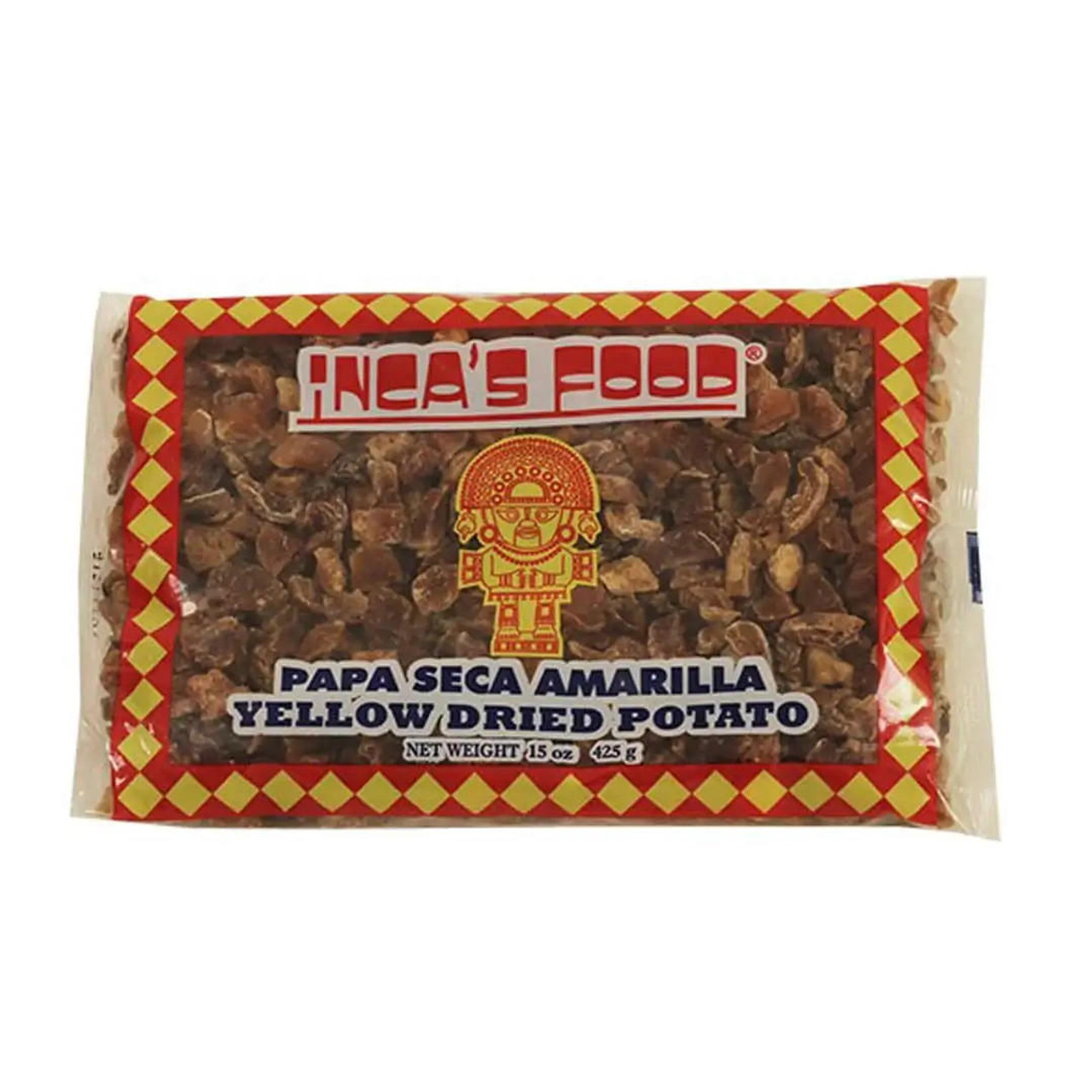  Inca's Food Papa Seca Amarilla 15 oz (24-Case) - Elevate Your Dishes with Authentic Peruvian Yellow Dried Potatoes 