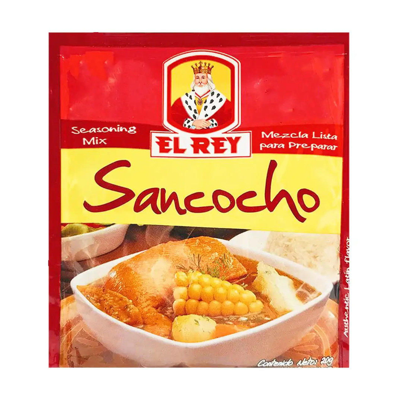  El Rey Sancocho Seasoning 20g (4-Case) - Authentic Colombian Flavor for Perfect Sancocho 