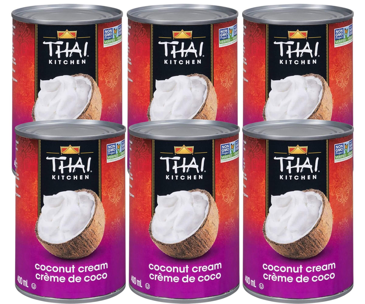 Thai Kitchen Coconut Cream Rich & Velvety 400ml 6/Case (BB NOV 2023)