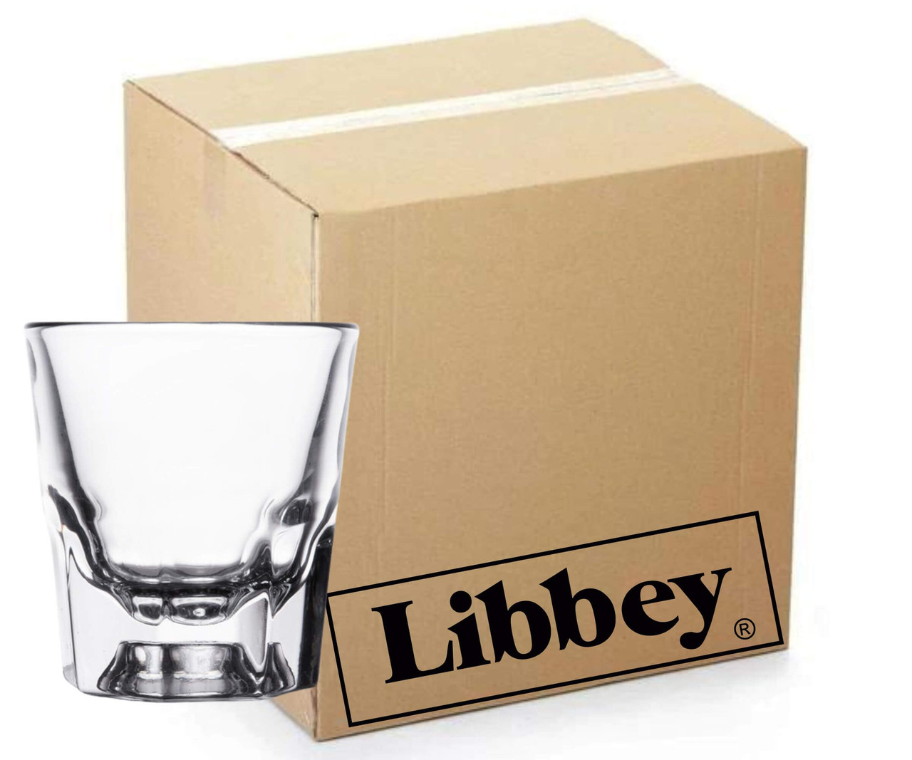 Libbey 4 oz. Vintage Vibe Rocks Glass Collection - 48/Case-Chicken Pieces