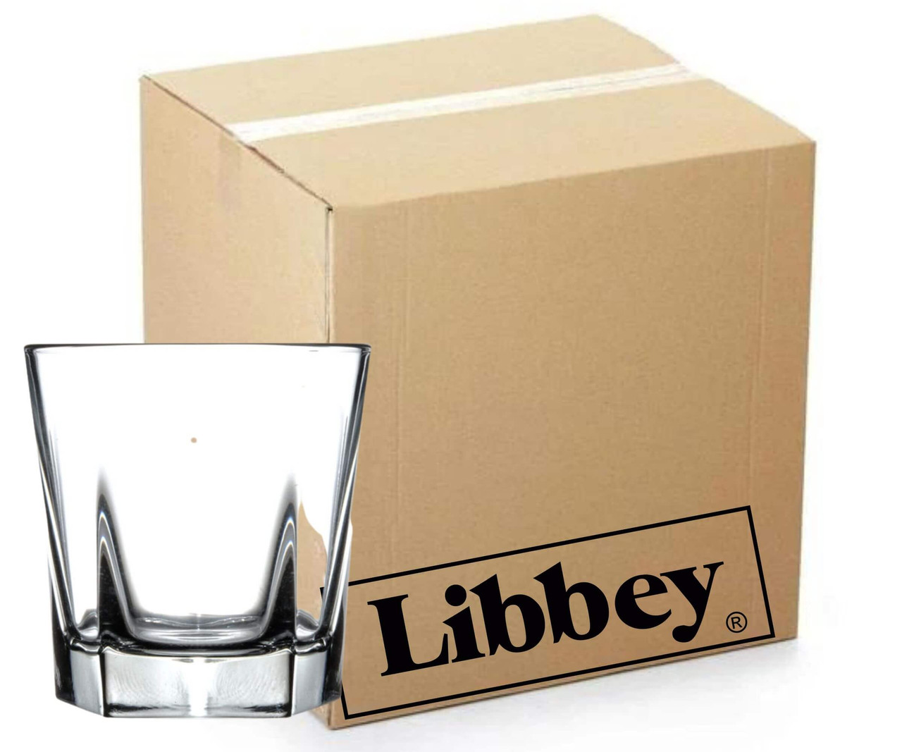 Libbey 24-Case Inverness 12.5 oz. Rocks/Double Old Fashioned Glassware-Chicken Pieces