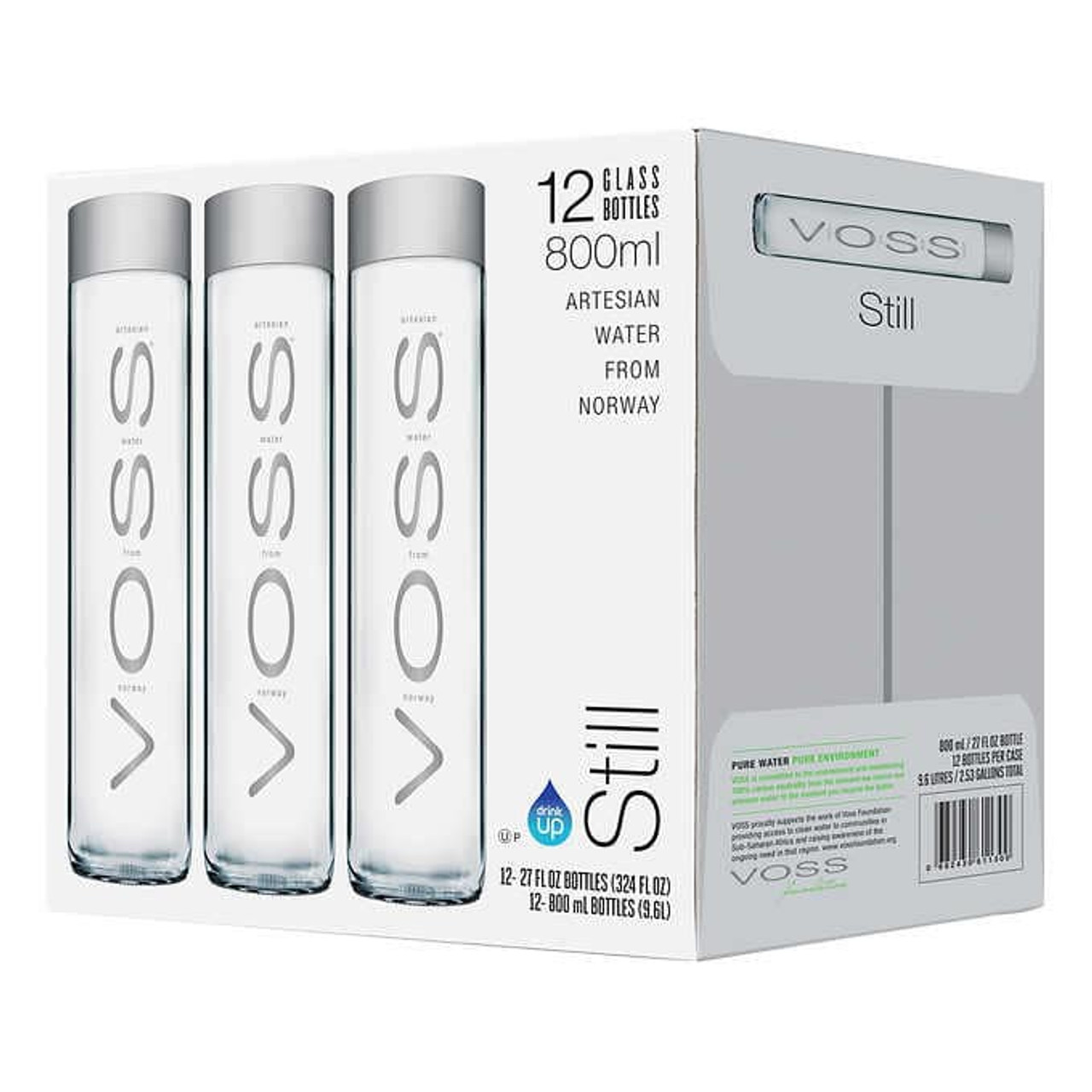 VOSS Still Artesian Water Glass Bottle