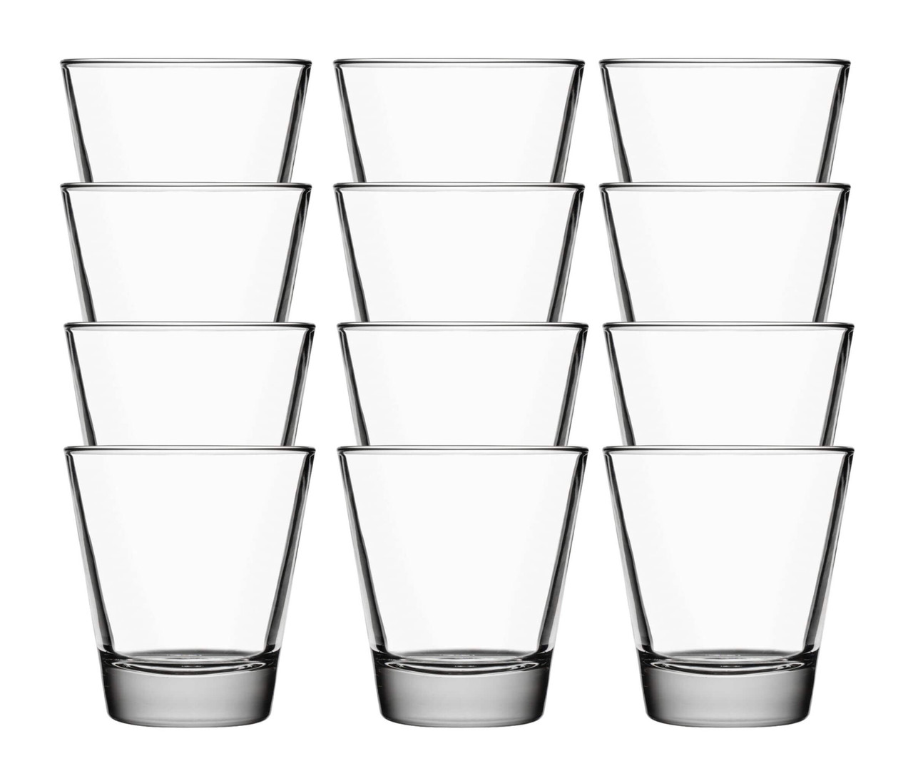 Libbey 12/Case - Elan 12 oz. Rocks/Double Old Fashioned Glass-Chicken Pieces