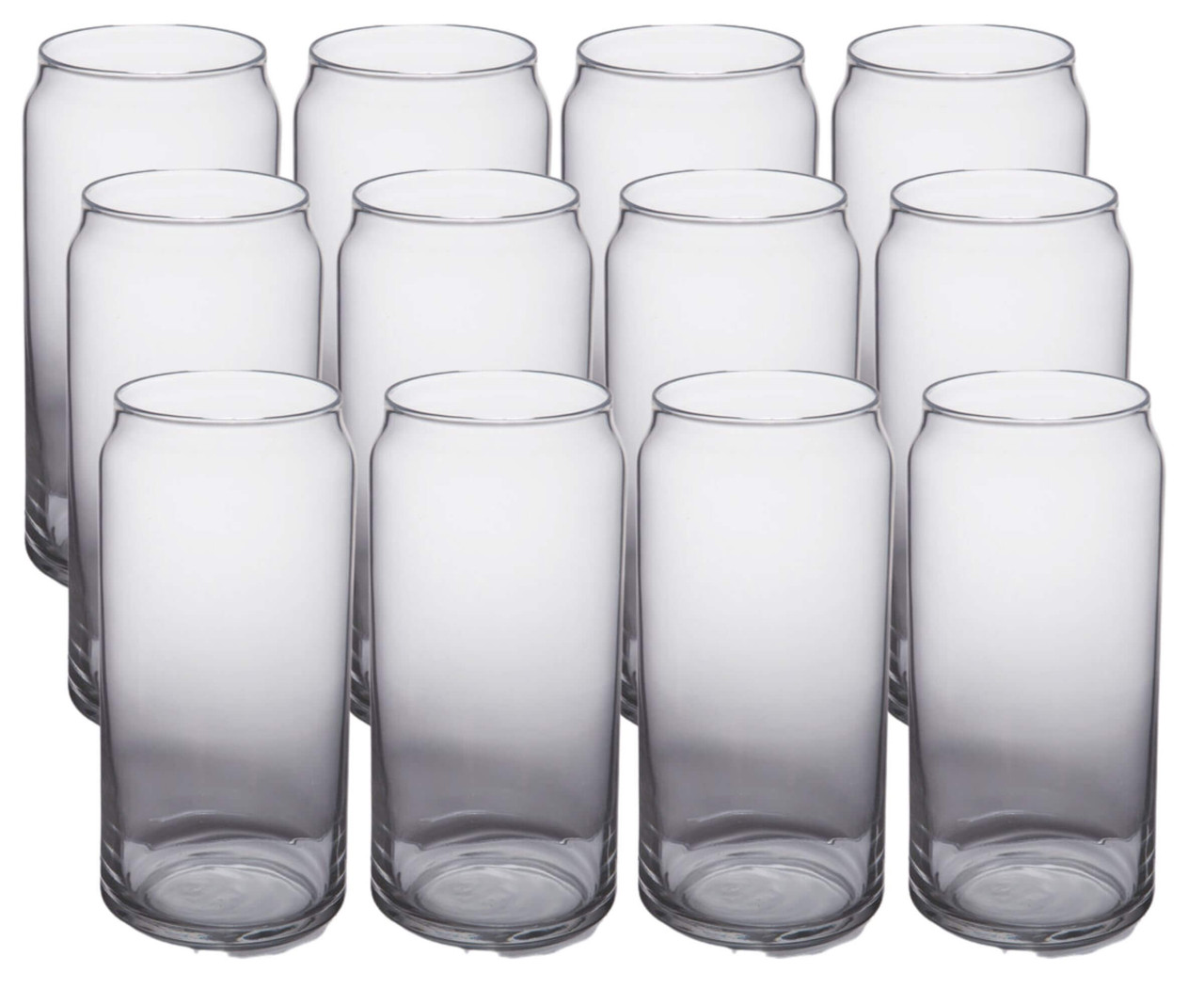 Libbey Crystal Clear Beverage Glassware - 12/Case - 20 oz. Can Glass-Chicken Pieces