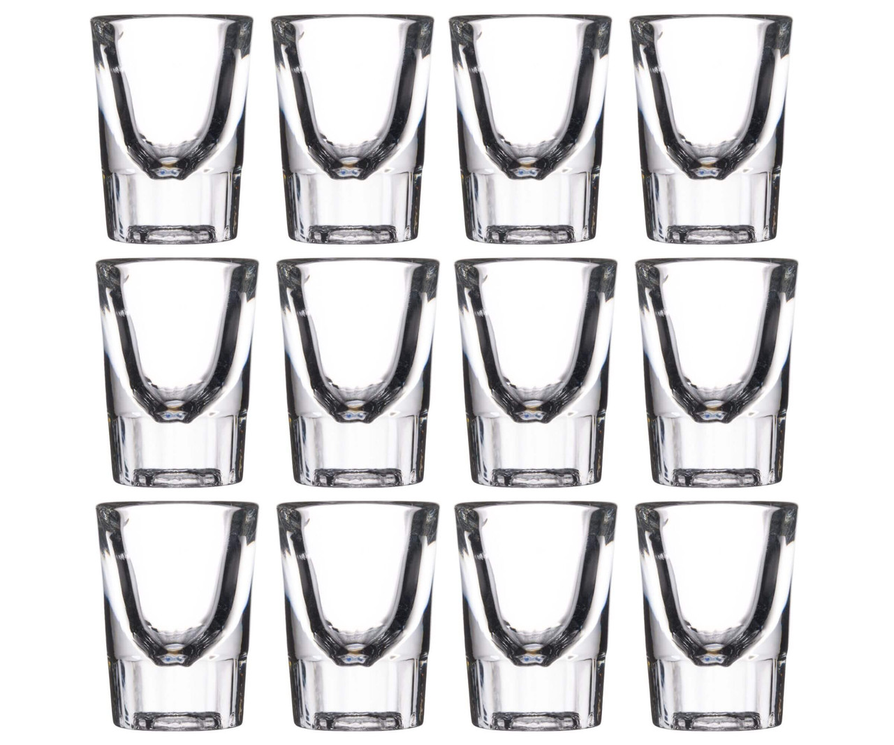 Libbey Durable and Elegant Glassware - 12/Case - 1.5 oz. Fluted Shot Glass-Chicken Pieces