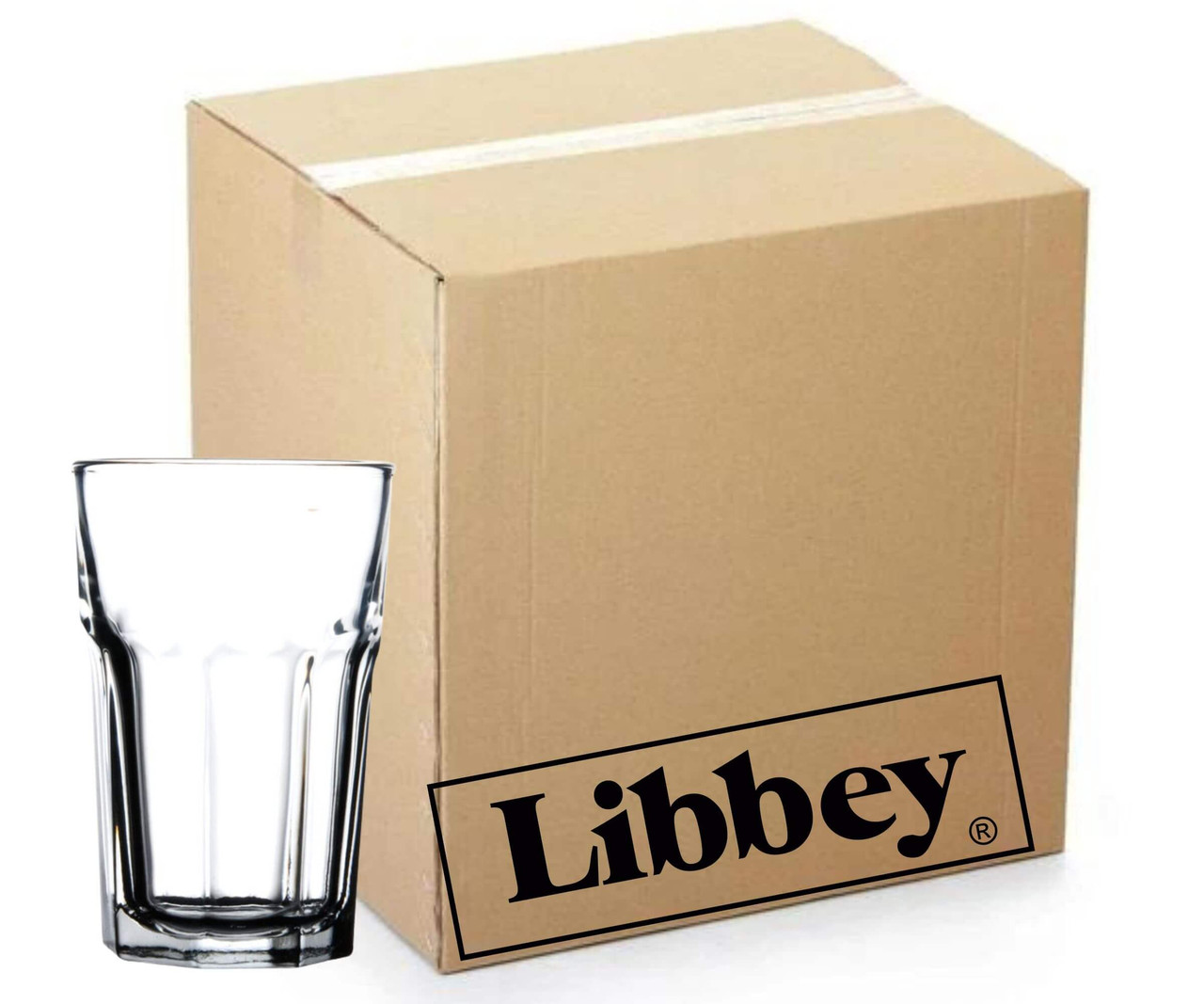 Libbey DuraTuff Glassware - 36/Case - Gibraltar 10 oz. Beverage Glass-Chicken Pieces