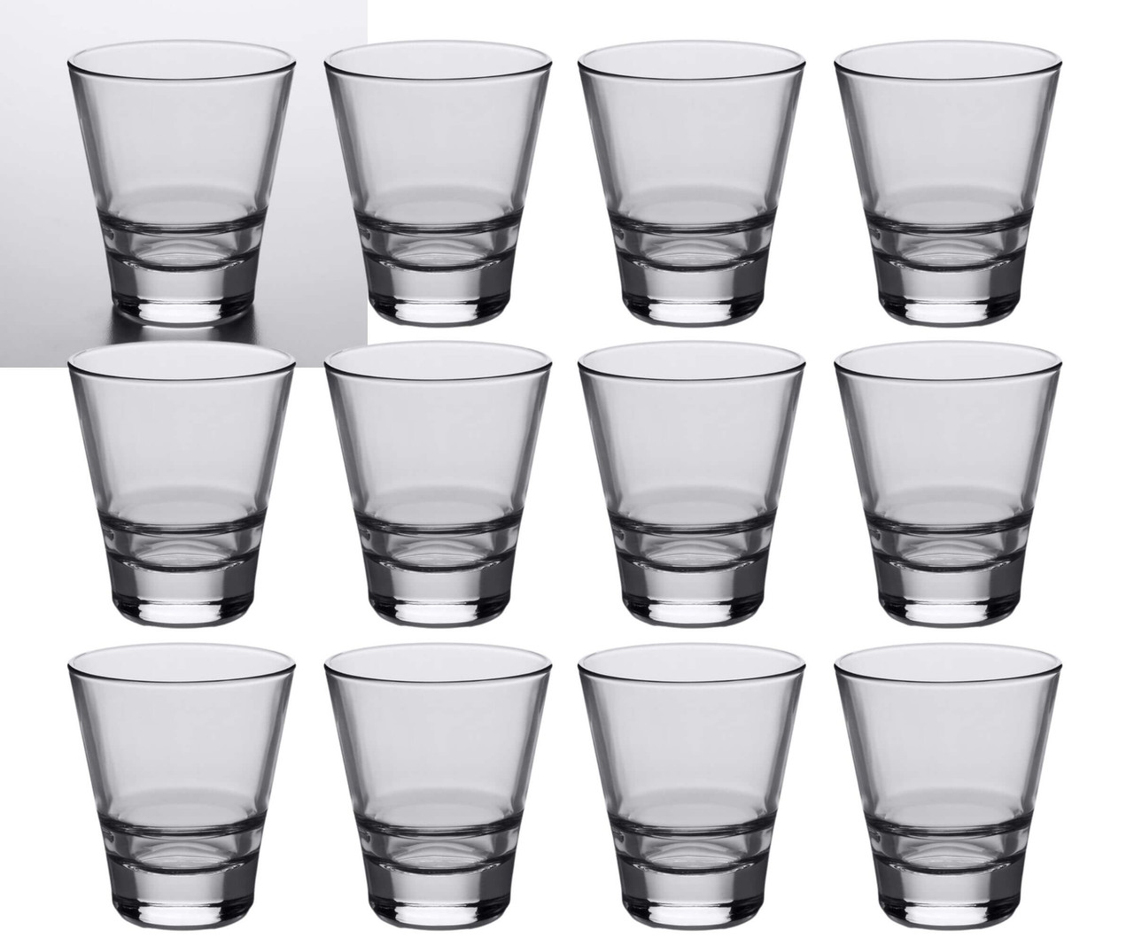 Libbey 12/Case - Endeavor 8 oz. Stackable Rocks / Old Fashioned Glass-Chicken Pieces