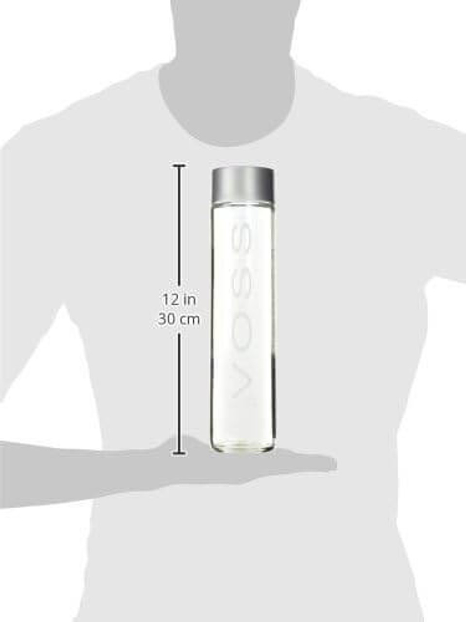 VOSS Still Artesian Water Glass 800ml (12/case) - Pallet of 64 cases