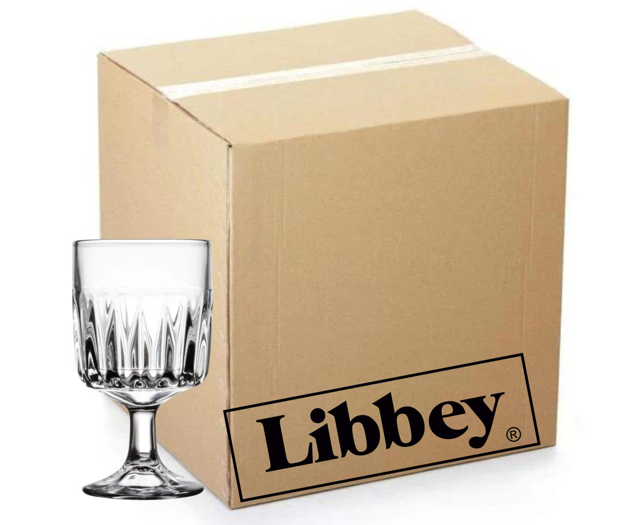Libbey Winchester Case of 36 10.5 oz. Premium Glassware Goblets-Chicken Pieces