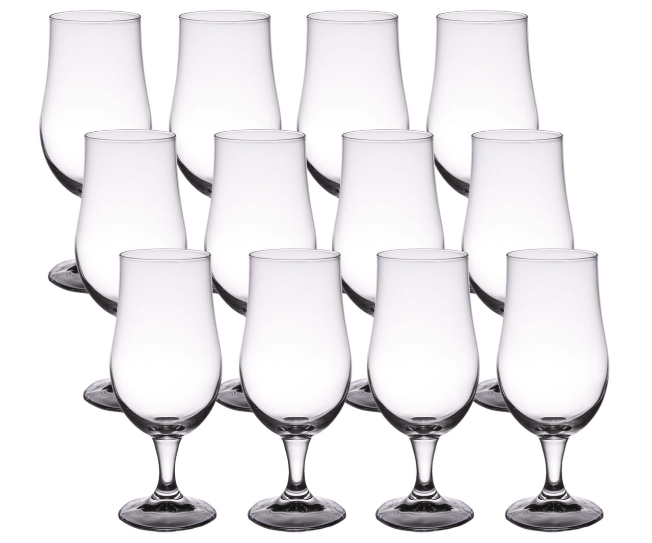 Libbey Munique Case of 12 Elevated Glassware 16.5 oz. Stemmed Pilsner Glasses-Chicken Pieces