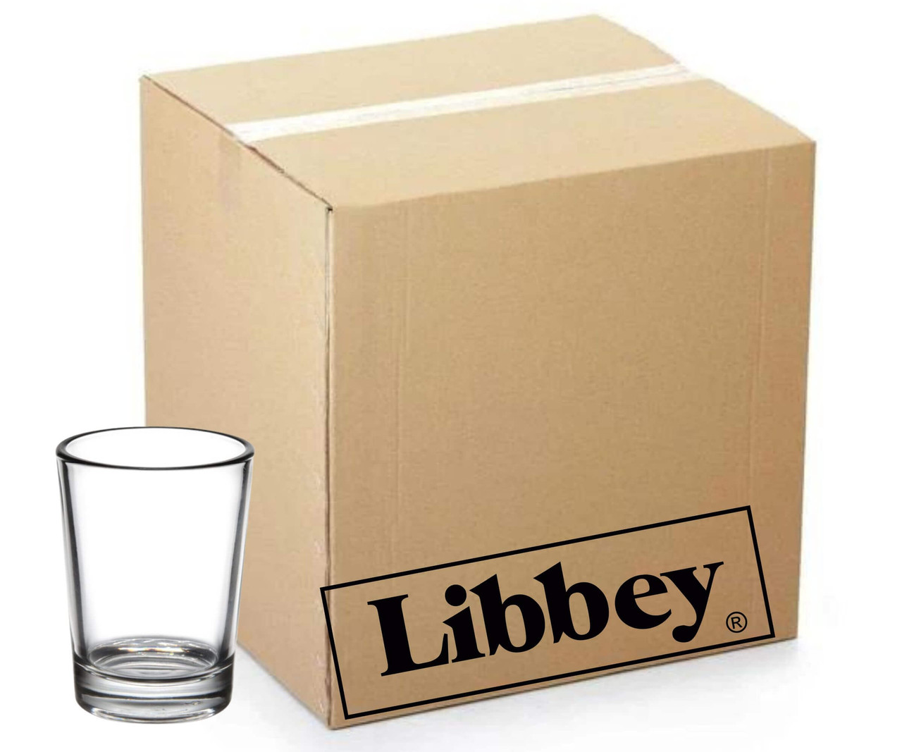 Libbey Case of 72 Side Water Glasses - 4 oz. for Bars and Catered Events-Chicken Pieces